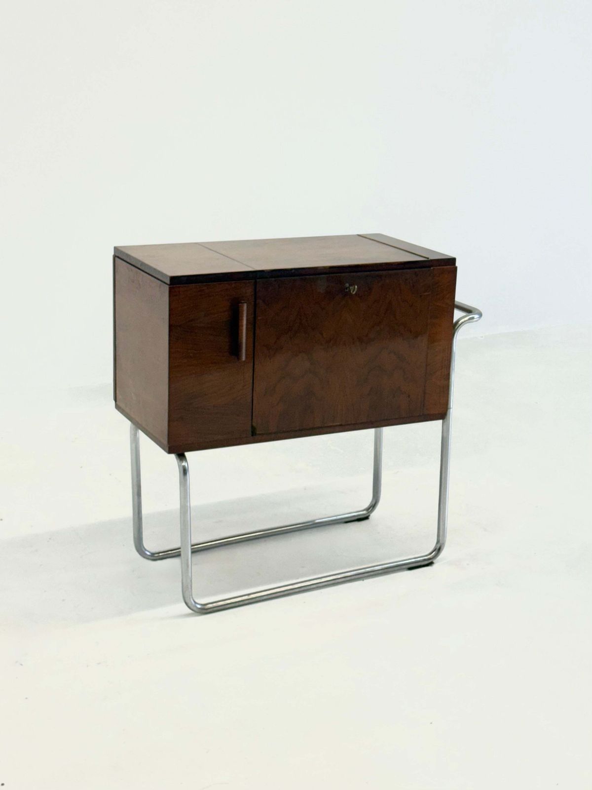 Italian Walnut Bar Cabinet By Cova Milano photo for sale