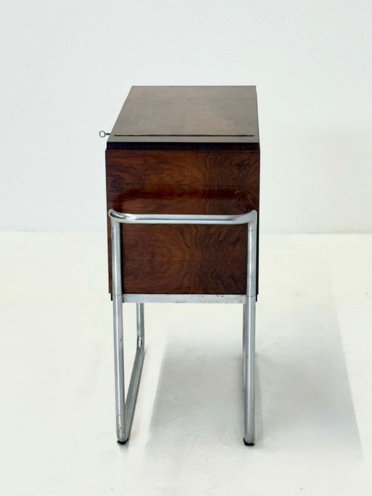 Italian Walnut Bar Cabinet By Cova Milano photo vintage