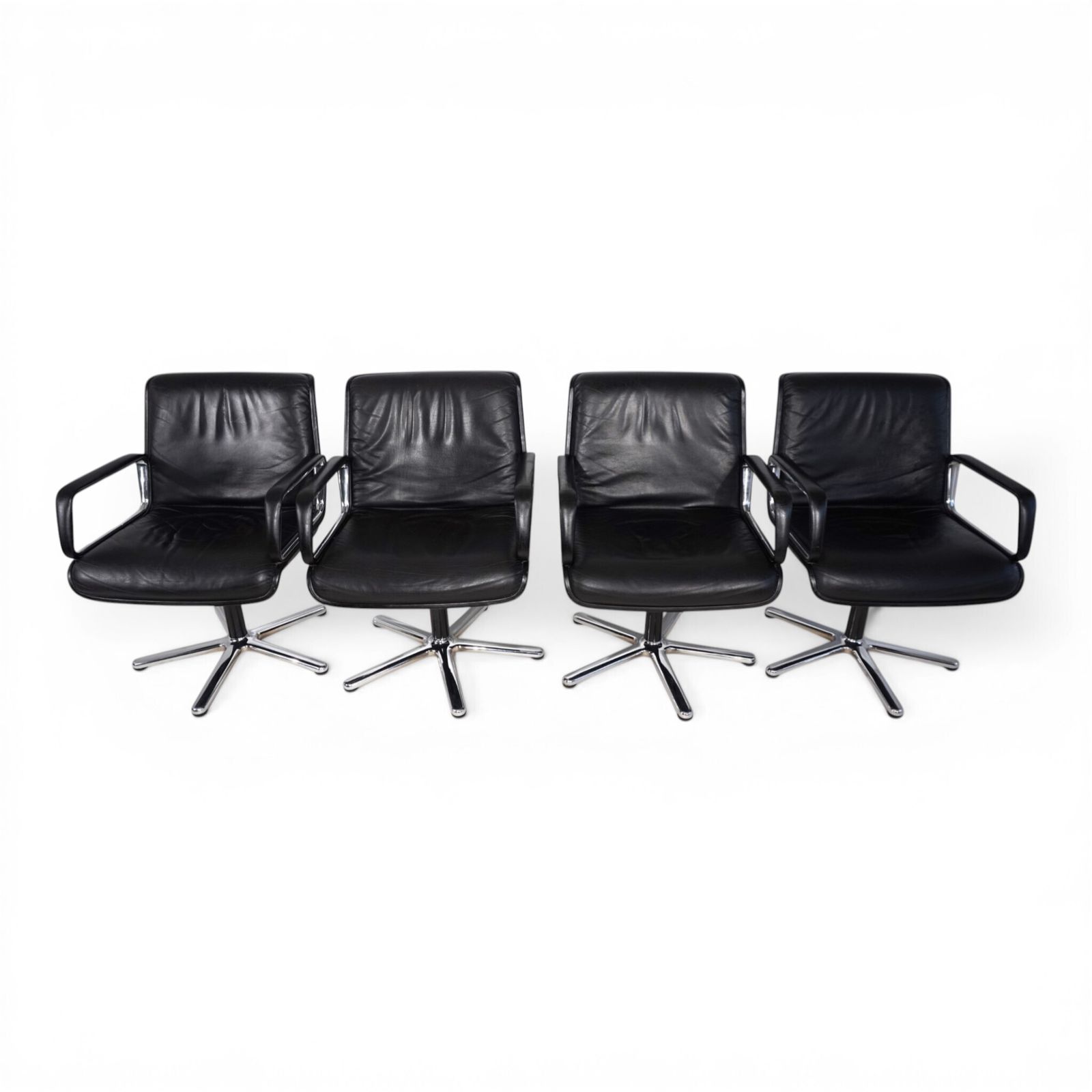 Set Of 4 Wilkhahn Delta Swivel Chairs By Delta Design, 1970 photo Furniture
