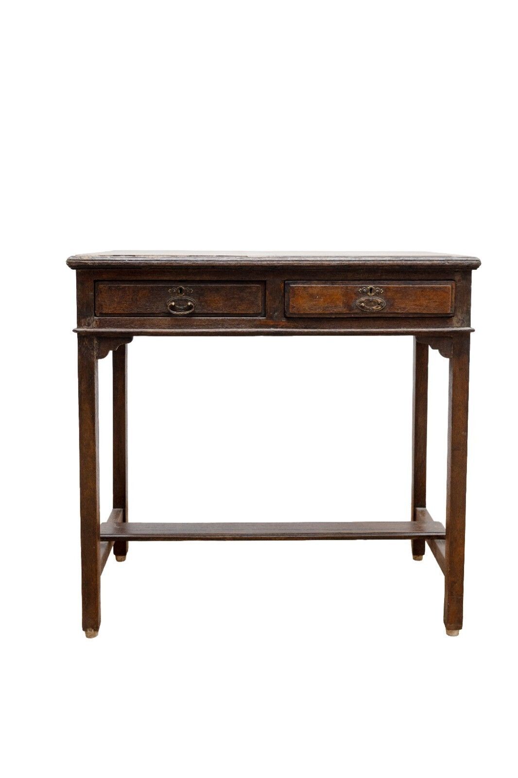 Vintage Antique Colonial Indian Hardwood Wooden Desk Console Table