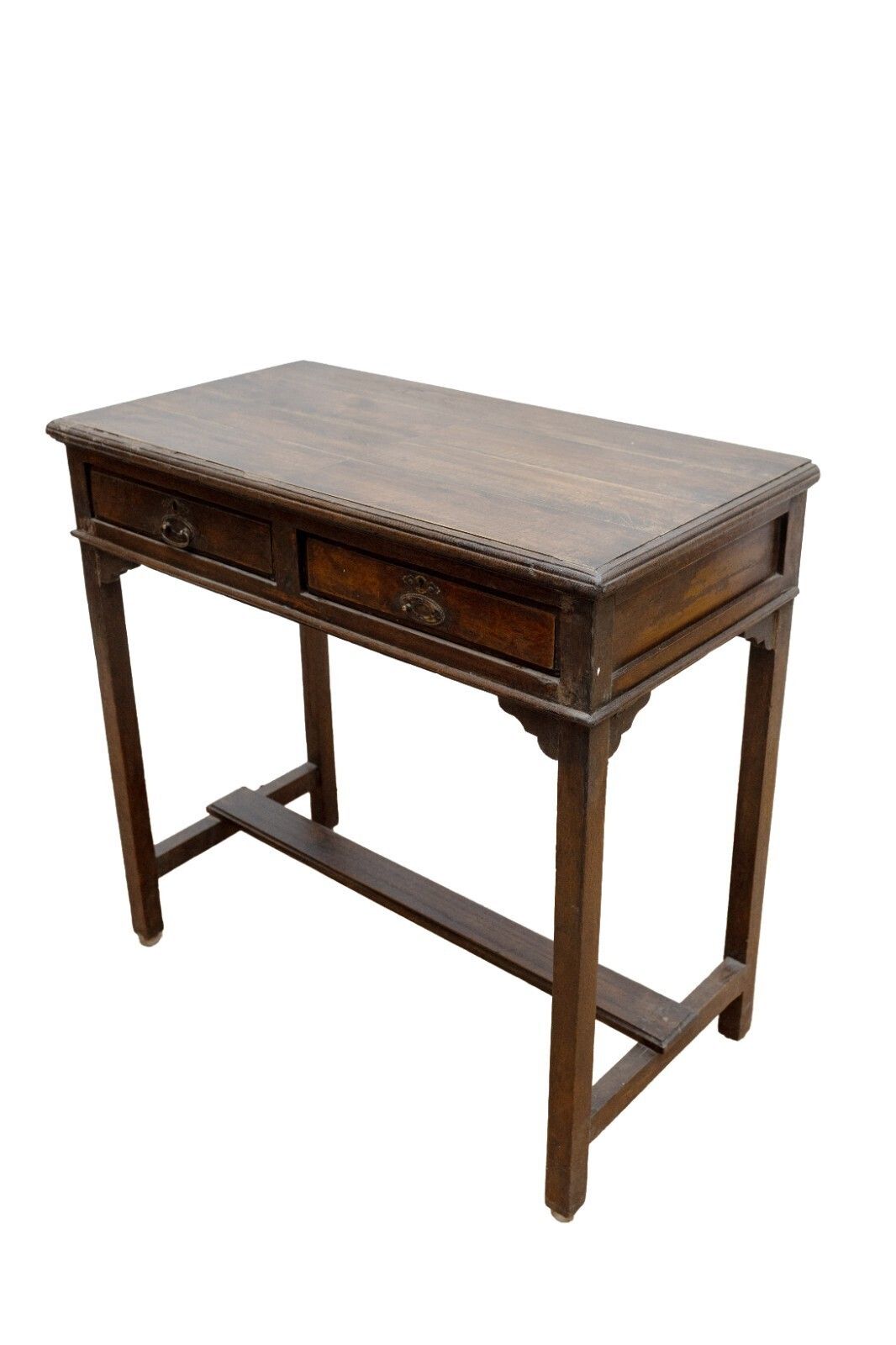 Vintage Antique Colonial Indian Hardwood Wooden Desk Console Table photo 275.0