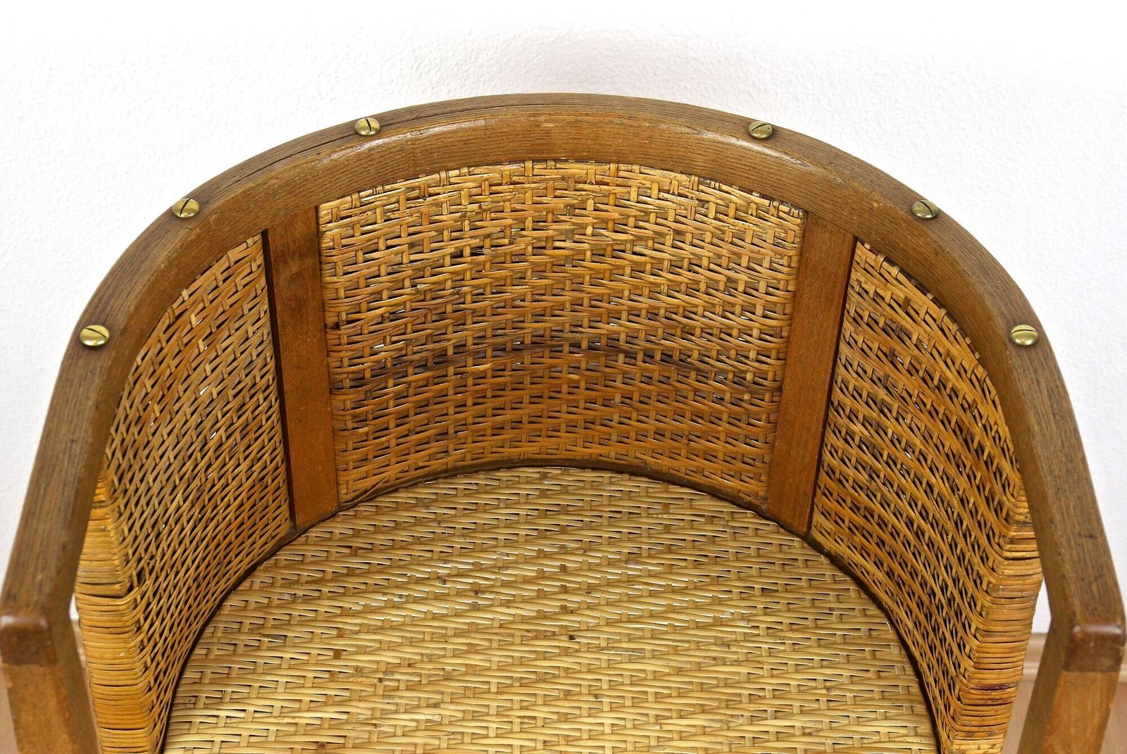 20th Century Art Nouveau Armchair Mod. 1307 By Prag Rudniker, Austria Ca. 1903 photo vinterior