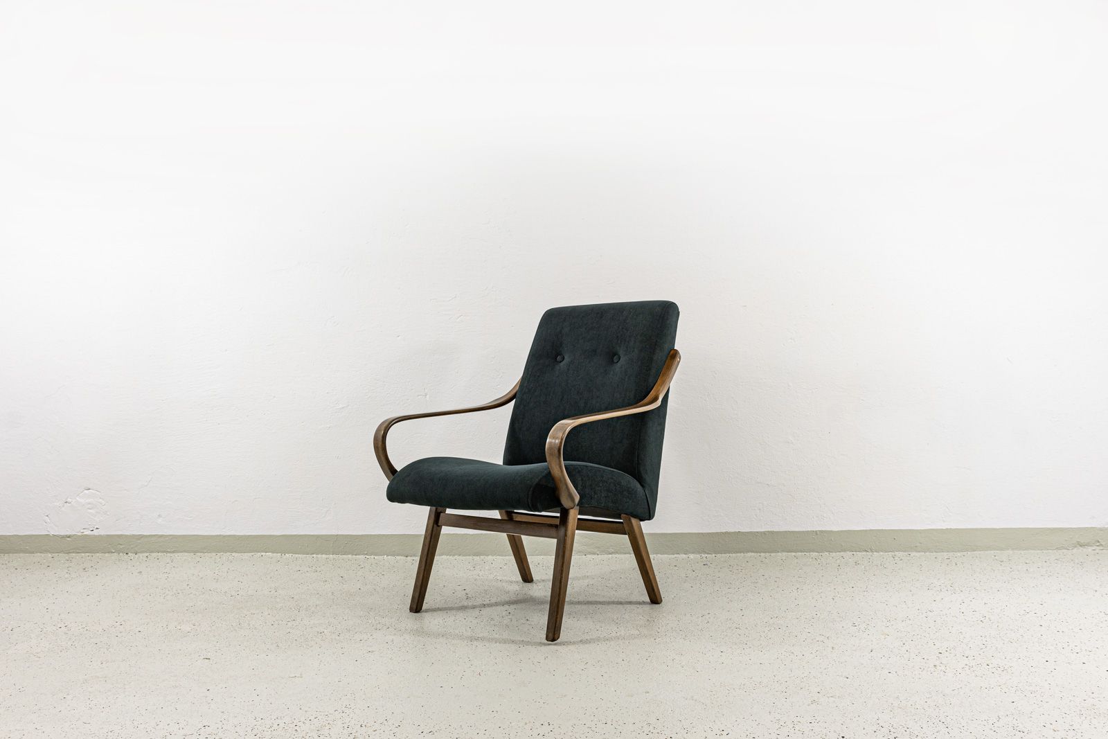 Vintage Armchair By Jaroslav šmídek For Ton, Czechoslovakia, 1960's photo 600.0