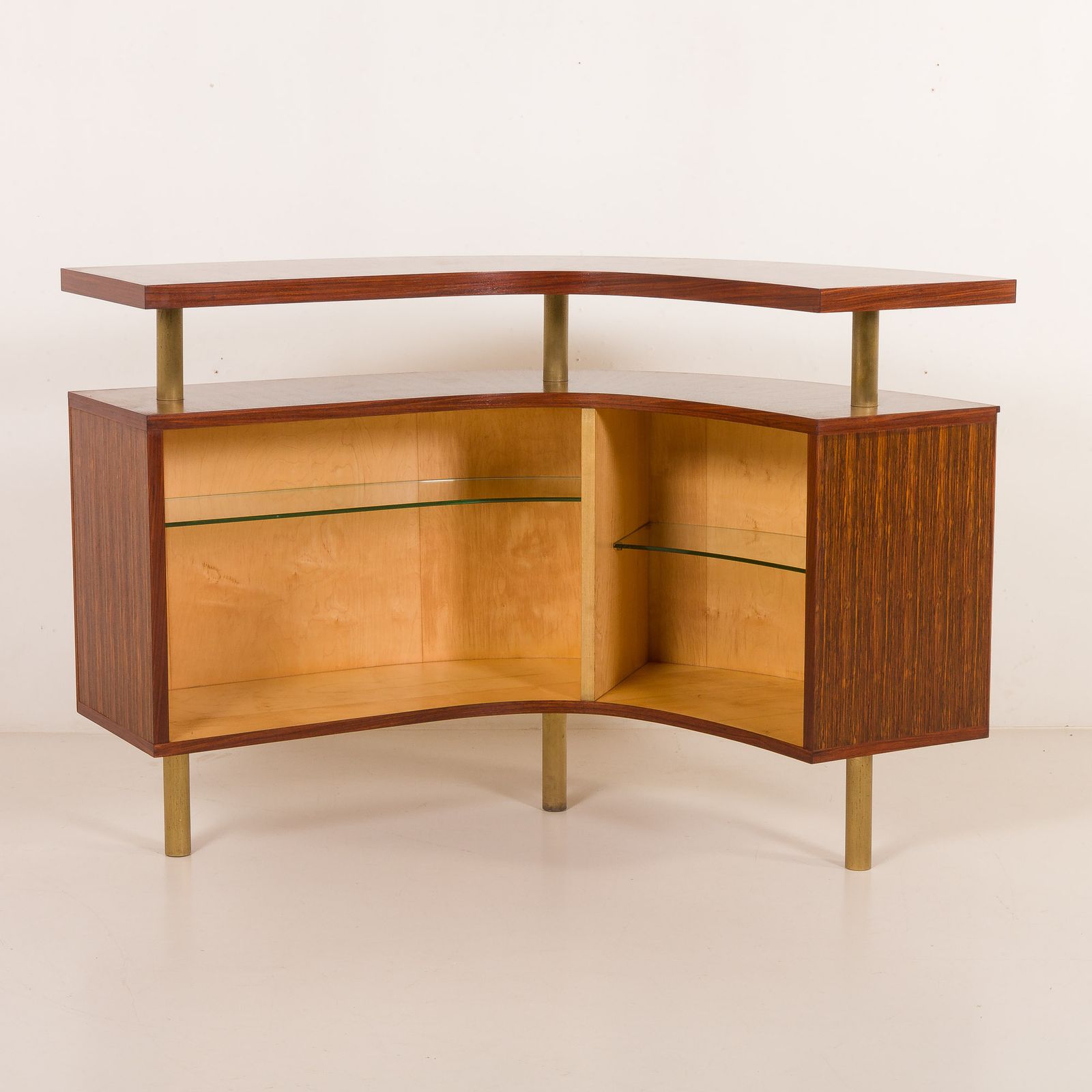 Italian Mid Century Bar Cabinet Attr. To Carlo Hauner And Martin Eisler, Italy 1960s photo 2987.0