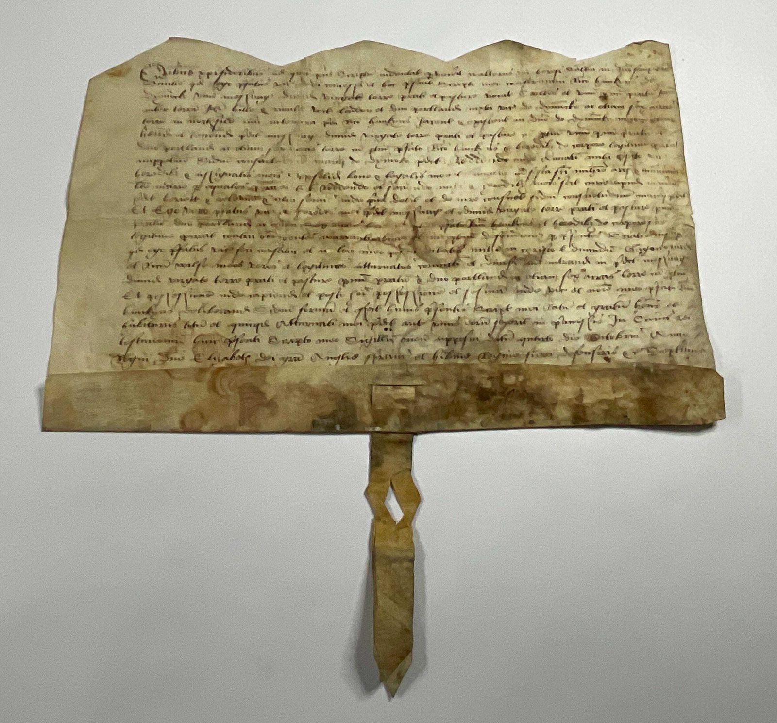Home Decor 1565 Elizabethan Royal Court Archive: Land Charter Signed By Walter Devereux, 2nd Viscount Hereford photo