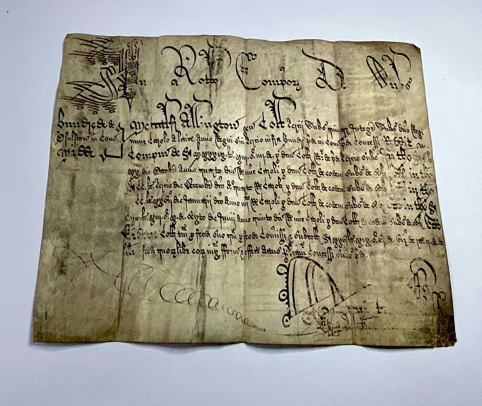 Charles I Vellum Deed – Metcalfe Allington Of Hoxton (1575 1618) Estate Archive – Shoreditch History
