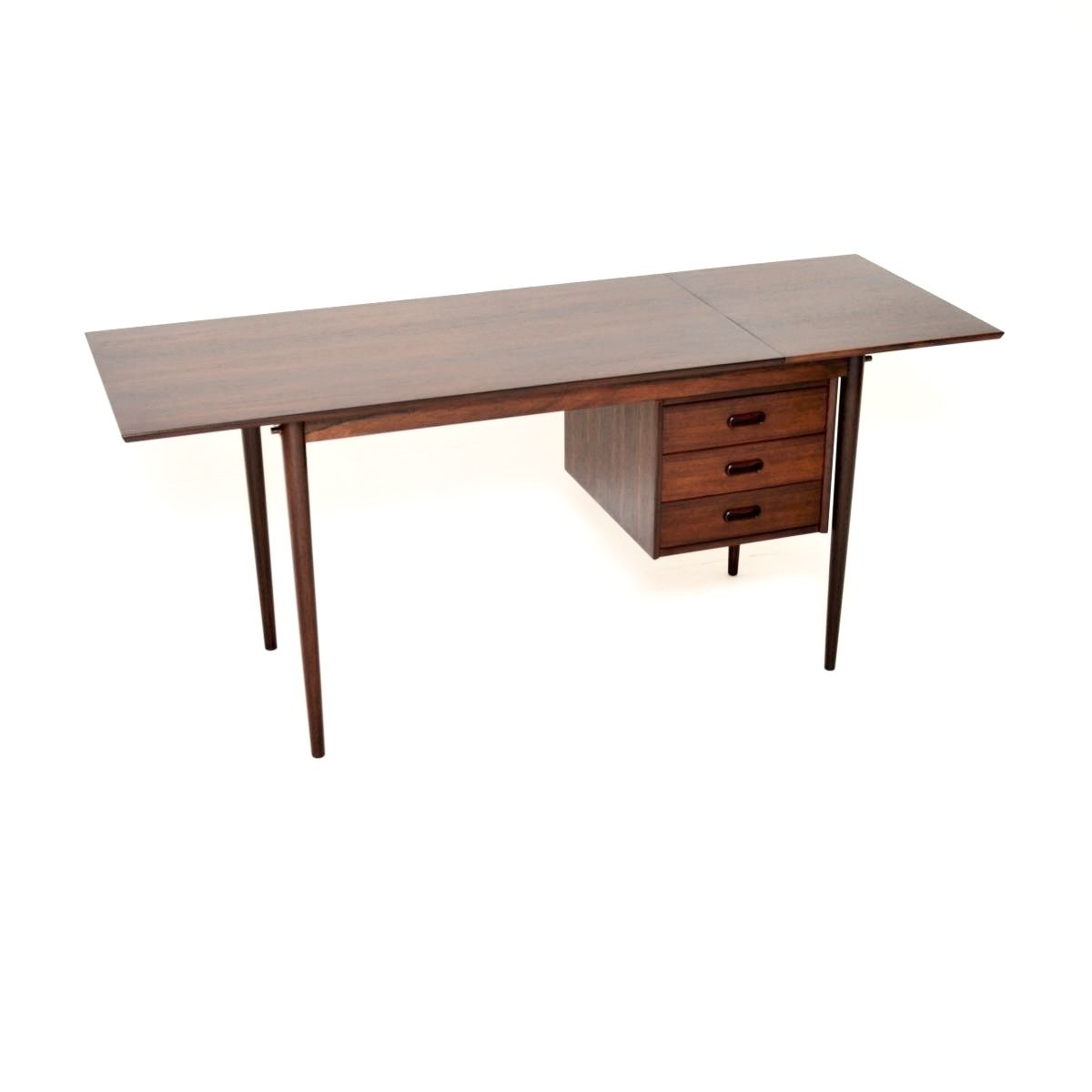 Vintage Danish Rosewood Drop Leaf Desk photo for sale
