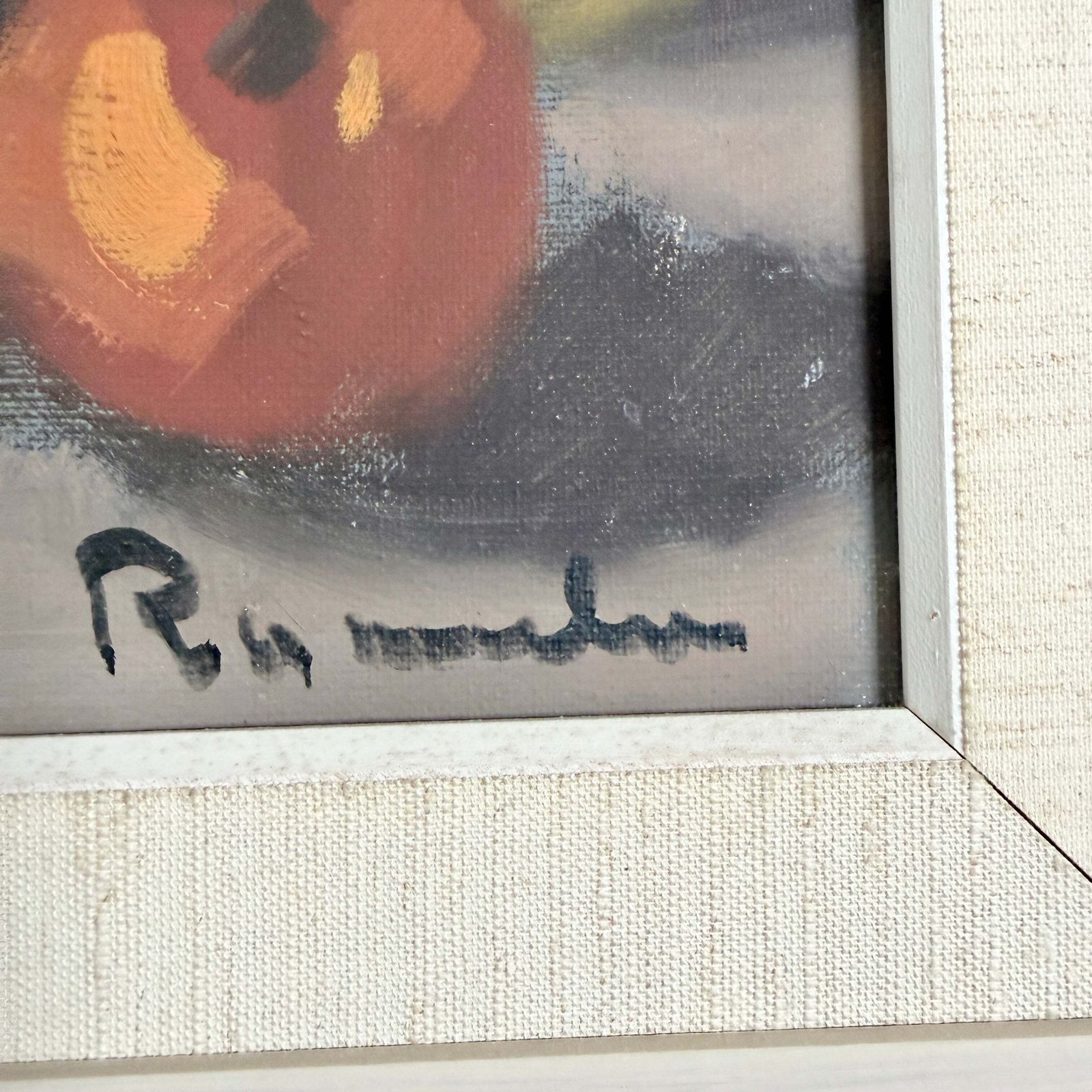 Nordic Still Life. Large Vintage Swedish Oil Painting By Kurt Rosander photo 152.0