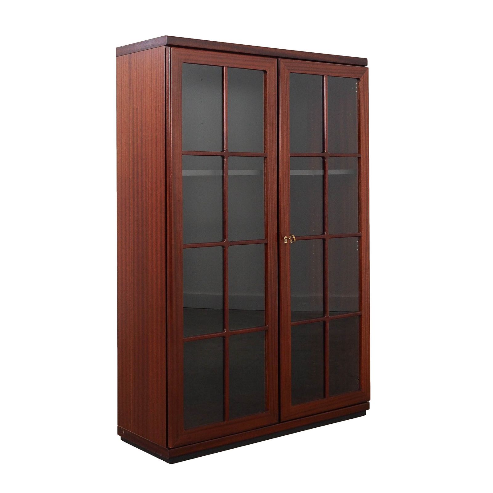 Mahogany Display Cabinet, Danish Design, 1970s, Made In Denmark