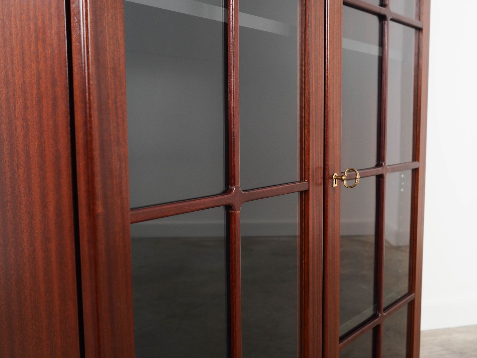 Mahogany Display Cabinet, Danish Design, 1970s, Made In Denmark photo buy