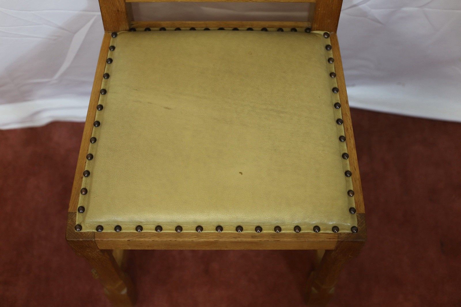 Furniture Rabbitman : Peter Heap (1945 2022) Lovely Set Of Five English Oak Dining Chairs photo