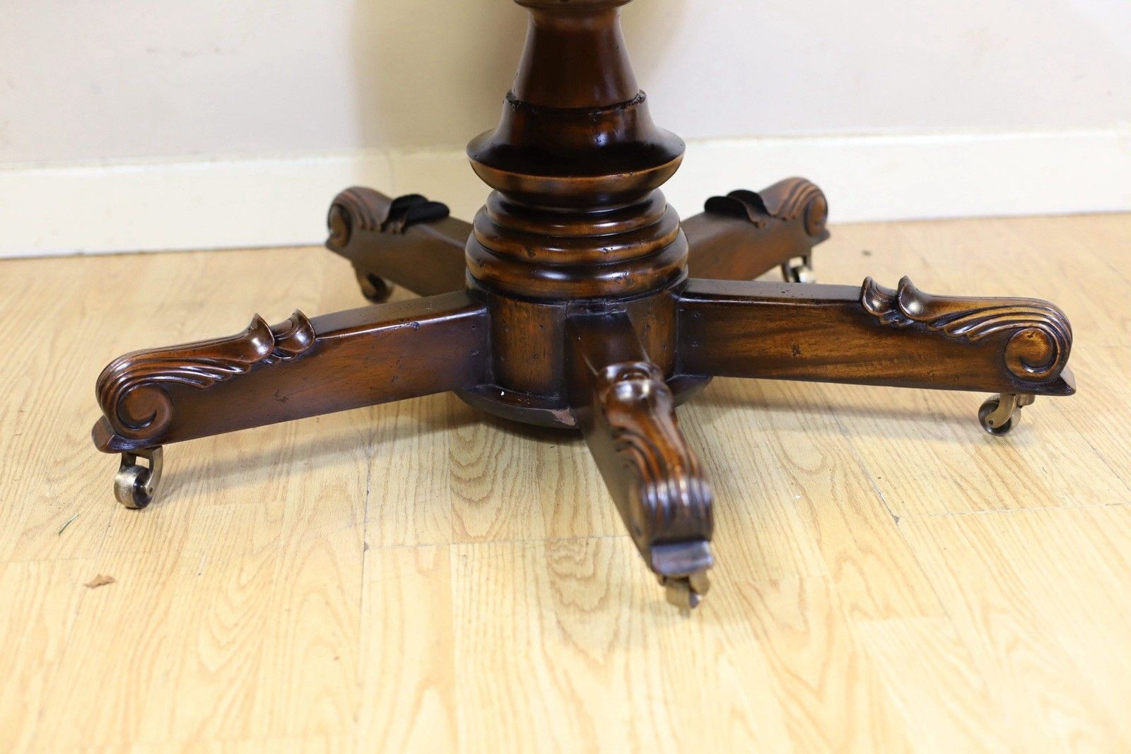 Stunning Victorian Empire Style Gilt Carved Wood Executive Swivel Chair photo buy