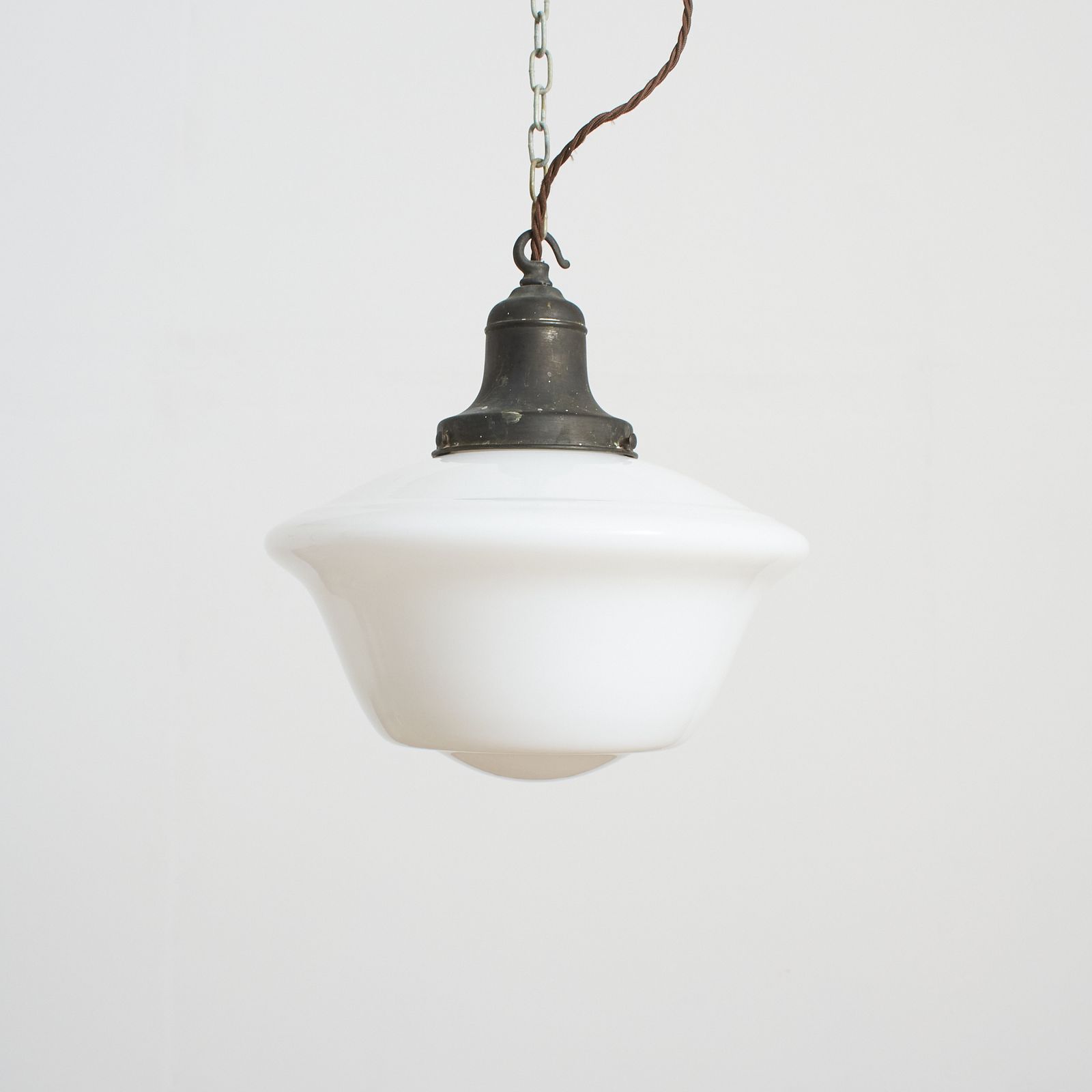 Antique Church Opaline Glass Pendant Light – Ak photo furniture