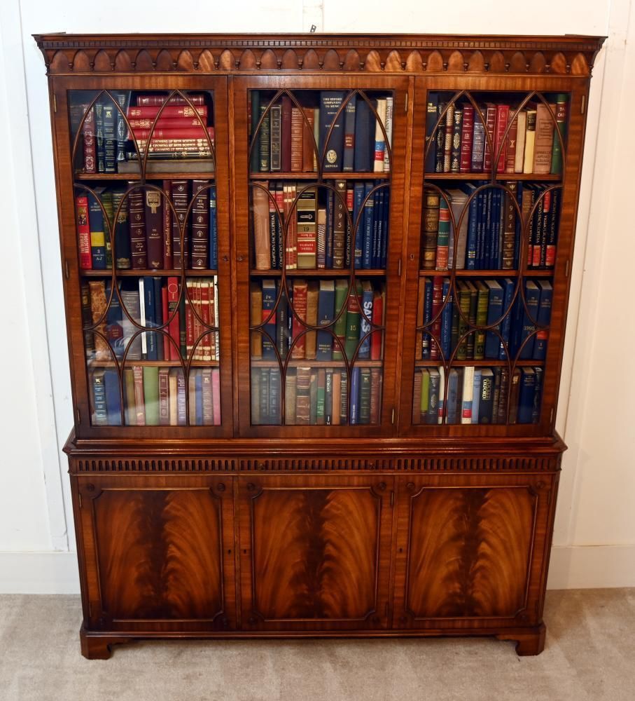 Georgian Revival Bookcase Mahogany By Bevan And Funnell 1910 photo furniture