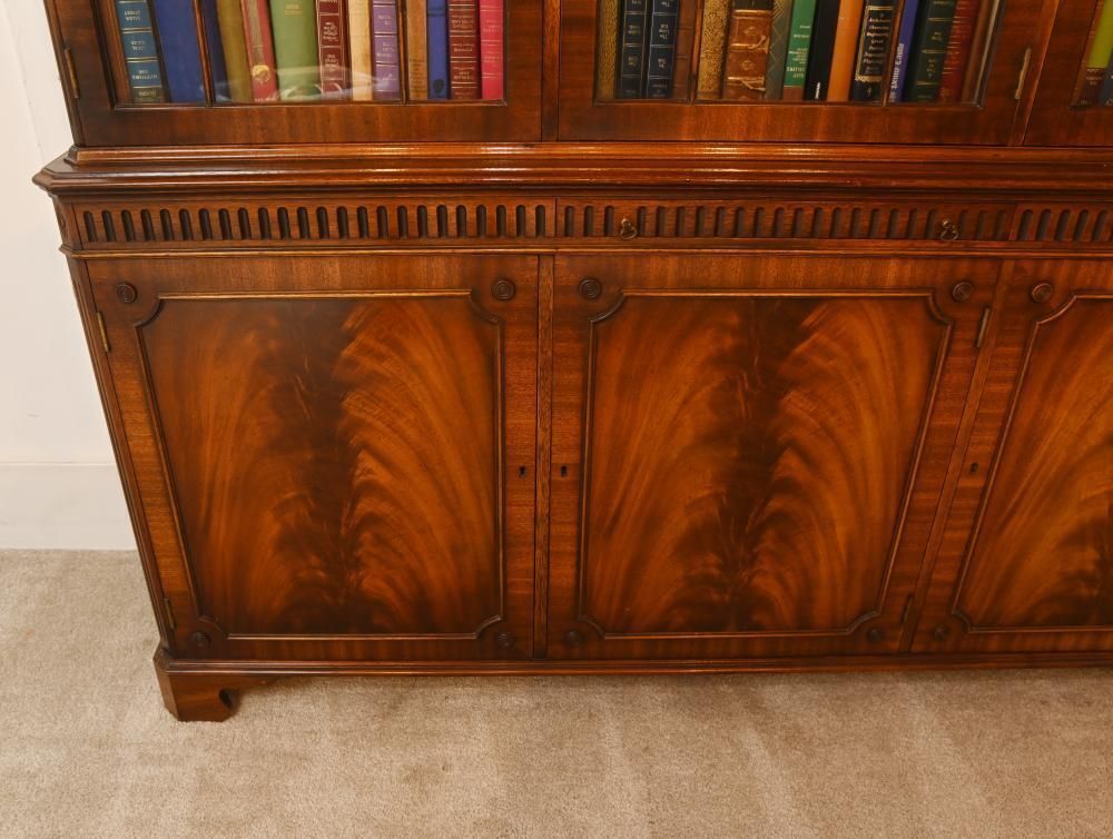 Georgian Revival Bookcase Mahogany By Bevan And Funnell 1910 photo Furniture