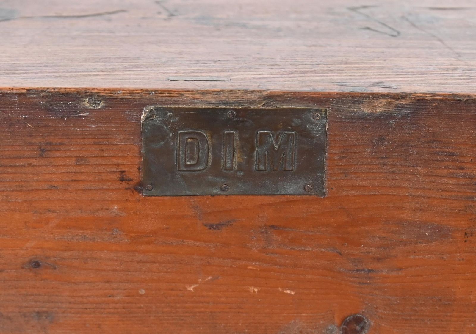 Furniture Antique Military Campaign Chest Pine Holloway And Son 1880 photo