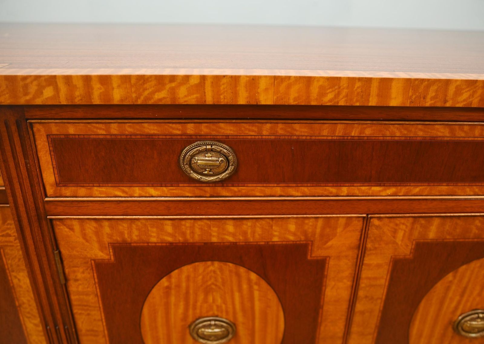 Sheraton Sideboard Mahogany Server Period Edwardian Buffet 1910 photo 2250.0