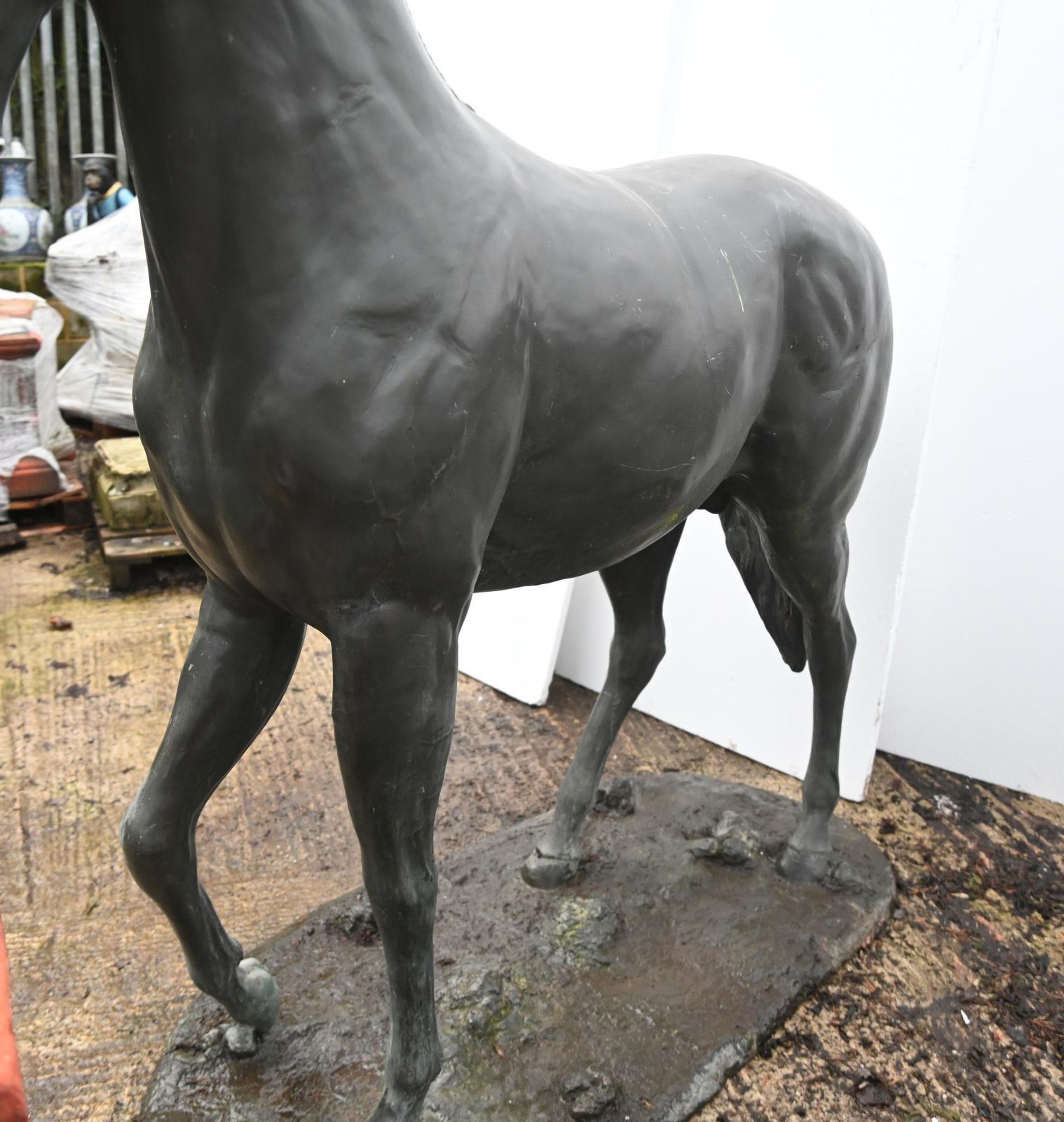 Lifesize Bronze Horse Statue Garden Equestrian Sculpture photo Garden Decor