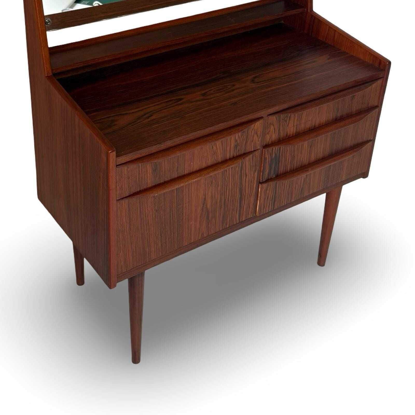 Approx. 1960's   Walnut Veneer   Vanity / Make Up Stand   Tibergaard   Danish Design (Marked) photo buy