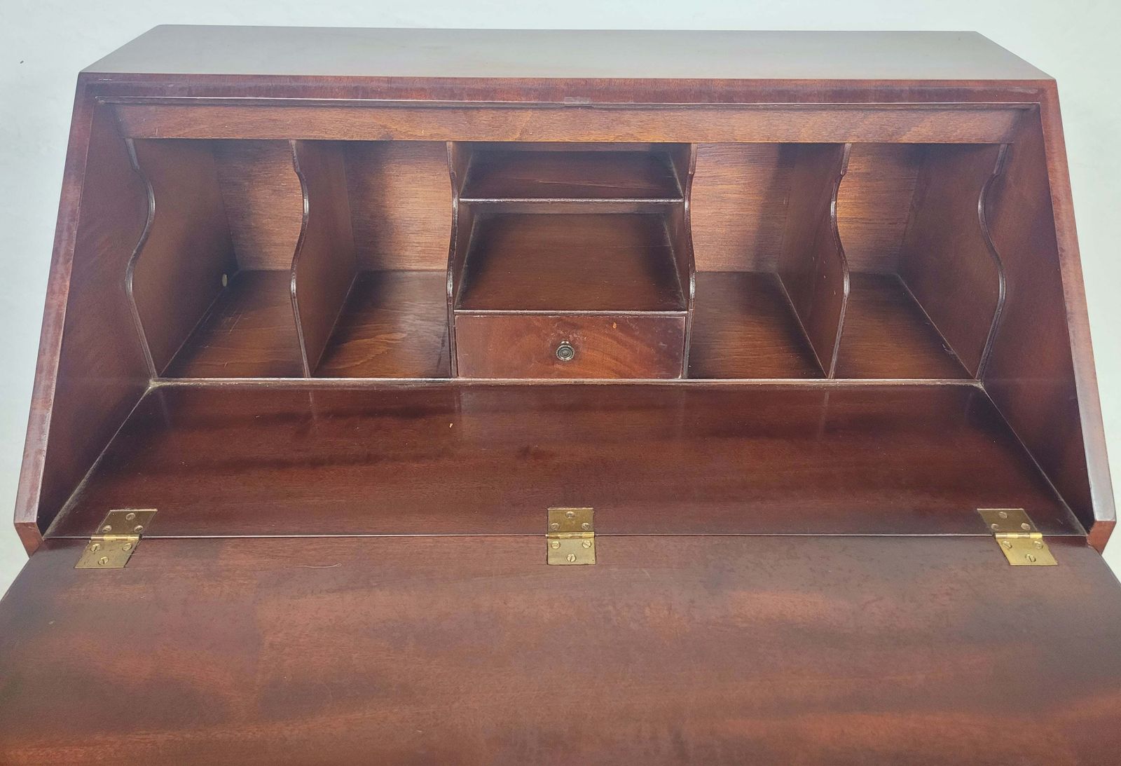 photo for sale Vintage Writing Bureau Desk Burton Reprod Drawers Mid 20thc Delivery Available
