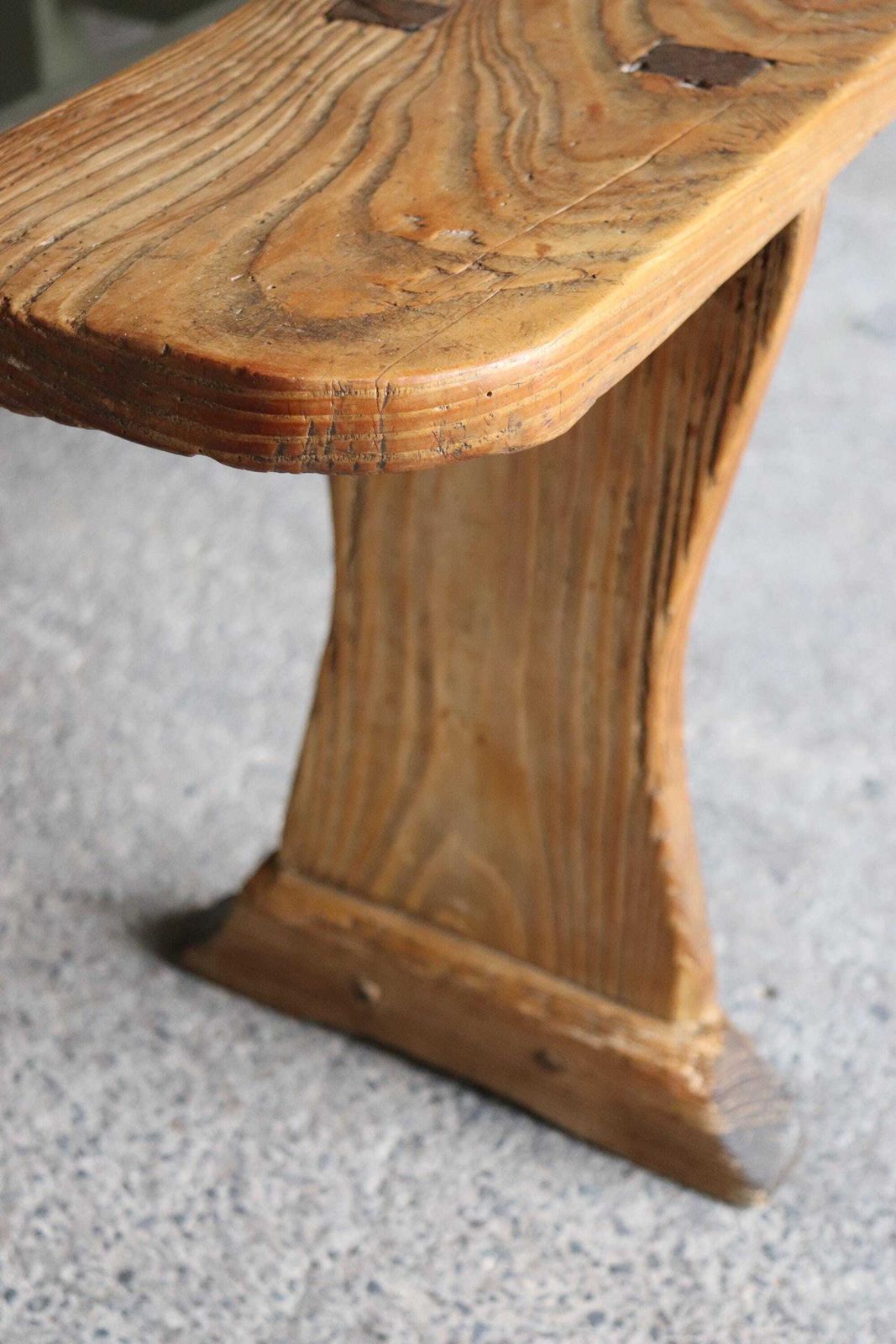 Superb Matching Pair Of Rustic 7ft French Pine Refectory Benches photo buy
