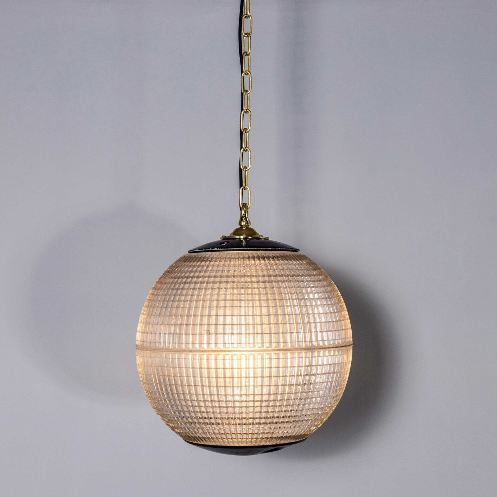 1960’s Original Holophane Parisian Glass Globe Lamps – Very Large 18 Inch photo furniture