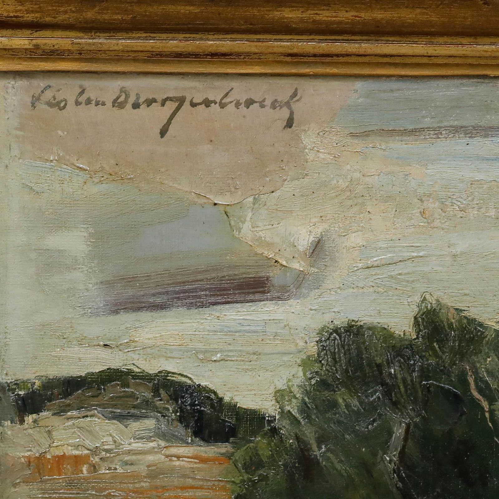 Léo Van Droogenbroek (1905 1995) 1946 Oil, Road And Olive Trees photo vinterior