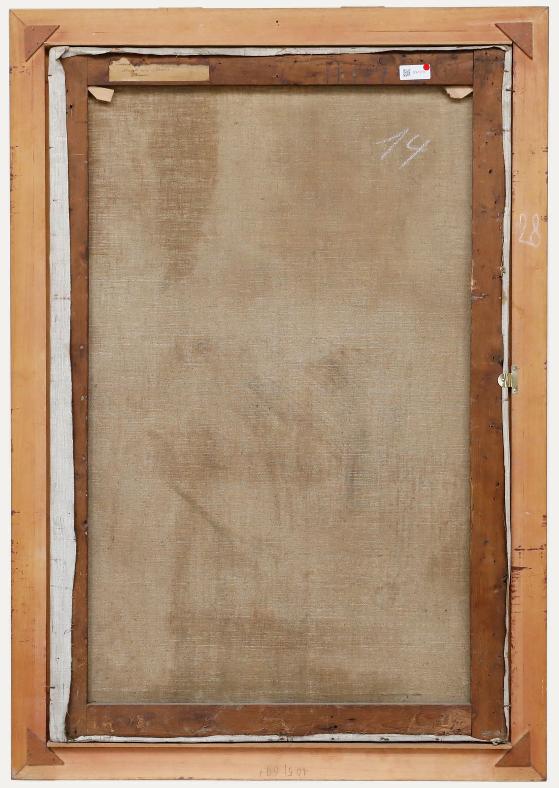Robert Van Cauwenberghe (1905 1985) Framed Oil, Lady With The Silver Brooch photo for sale