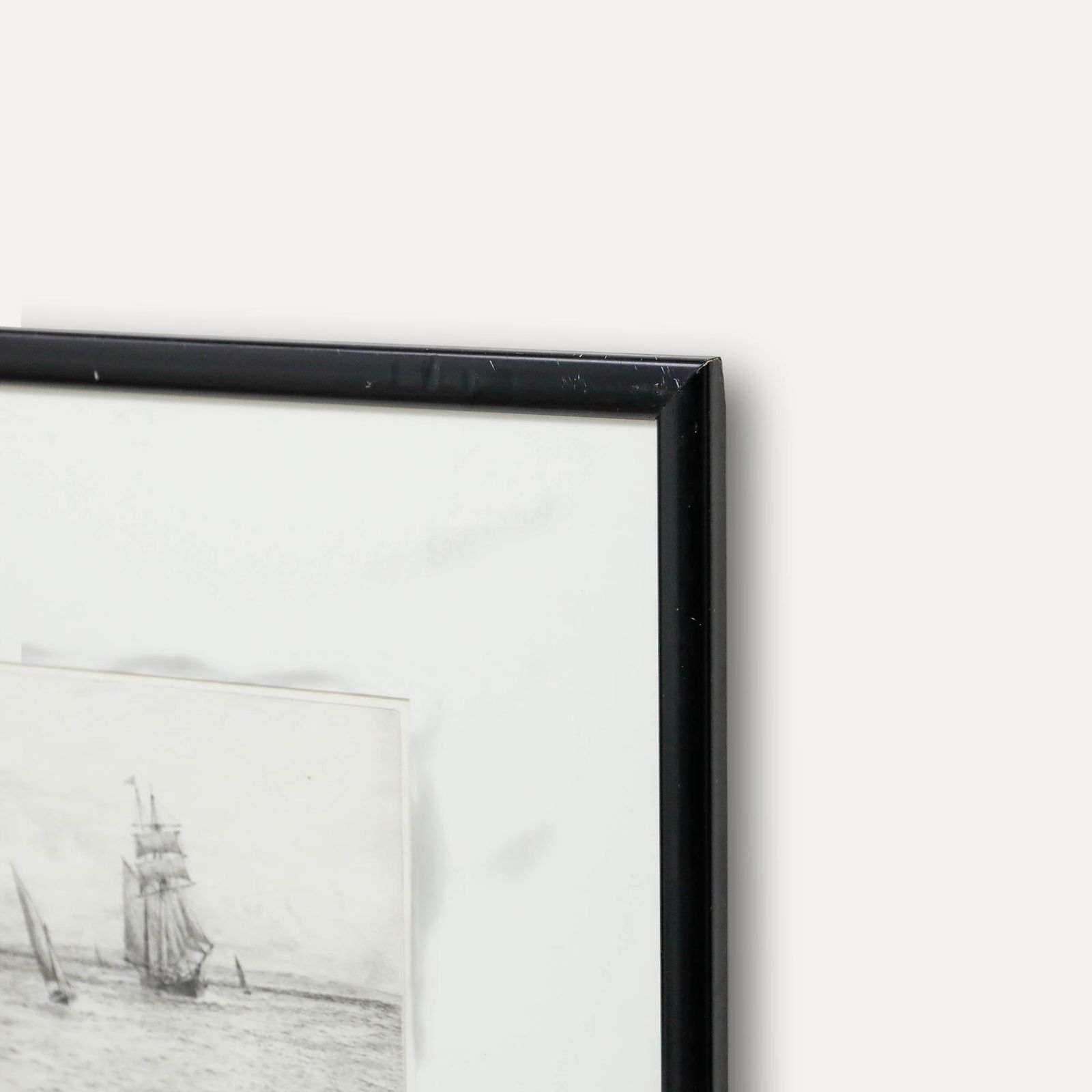 William Lionel Wyllie (1851 1931) Framed Early 20th Century Etching, Syracuse photo 325.0