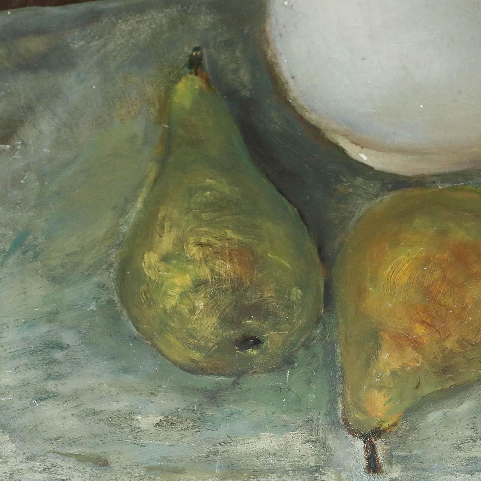 Roger Hespel Framed Contemporary Oil, Still Life With Pears photo 550.0