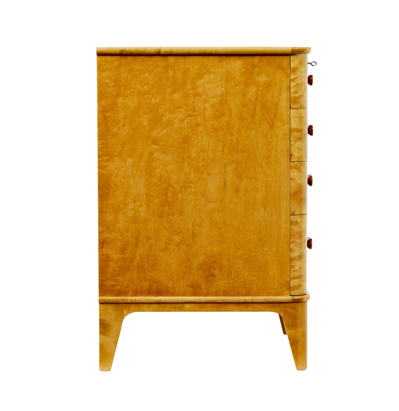 Small Mid Century Swedish Birch Chest Of Drawers By Bodafors photo furniture
