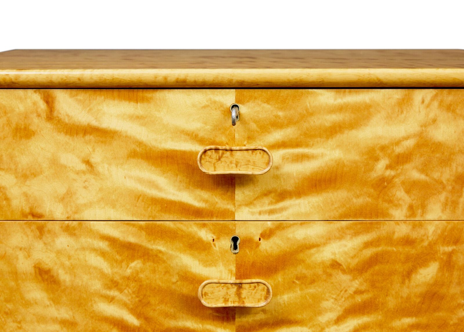 photo furniture Small Mid Century Swedish Birch Chest Of Drawers By Bodafors