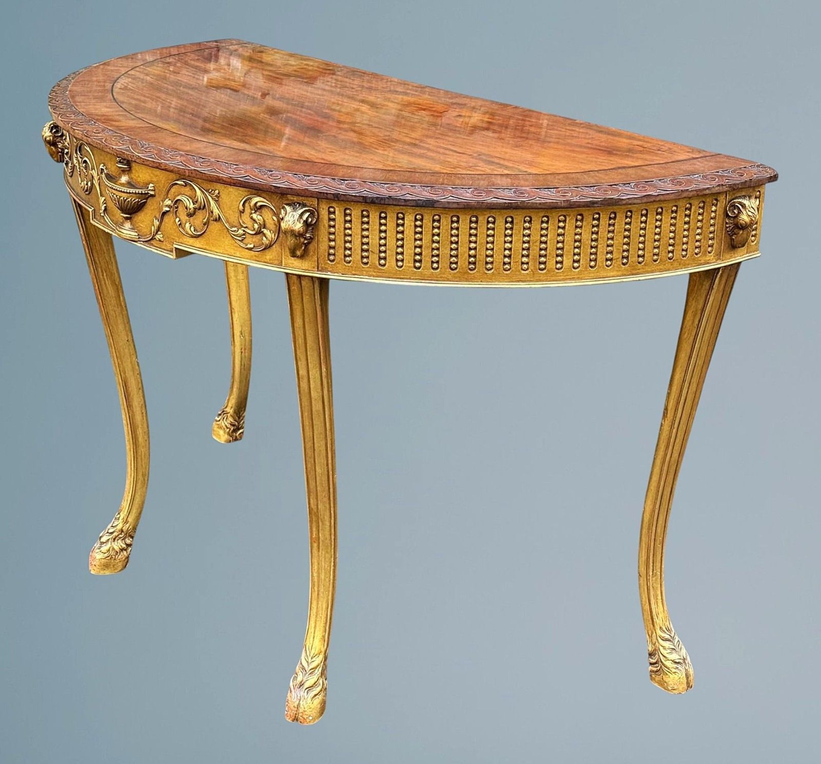 A Mahogany And Gilt Decorated Console Table In The Adams Style photo 1050.0