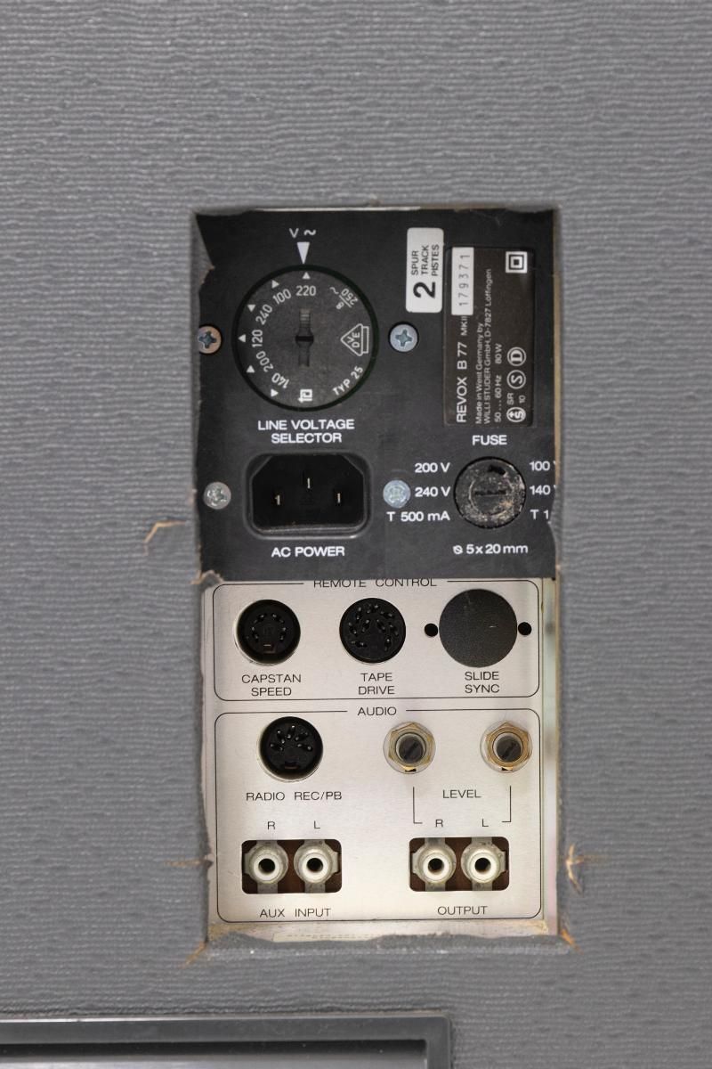Reel To Reel Bandrecorder B77 Mk II, Revox, Jaren 1980, Zwitserland photo buy