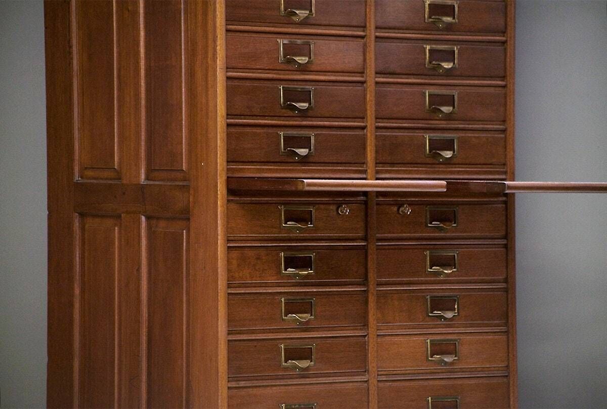 photo for sale Early To Mid Century Filing Cabinet