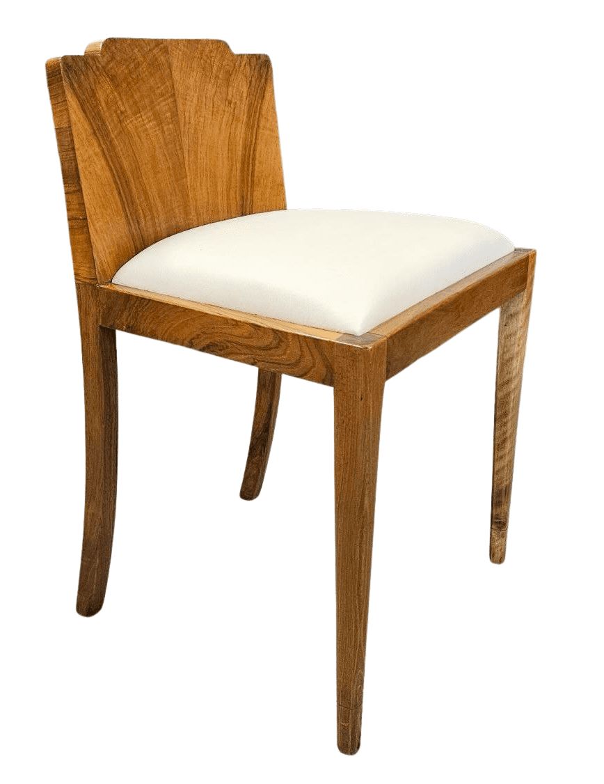 Art Deco Bedroom Chair Newly Upholstered