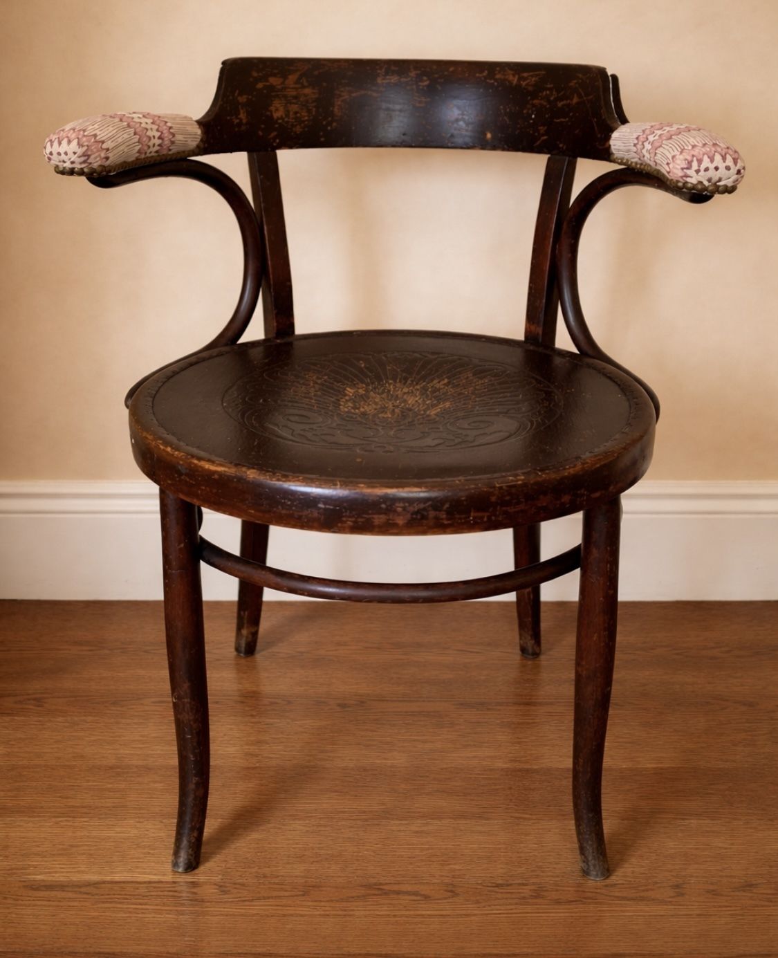 Viennese Bentwood Armchair, Art Nouveau C.1900 photo furniture