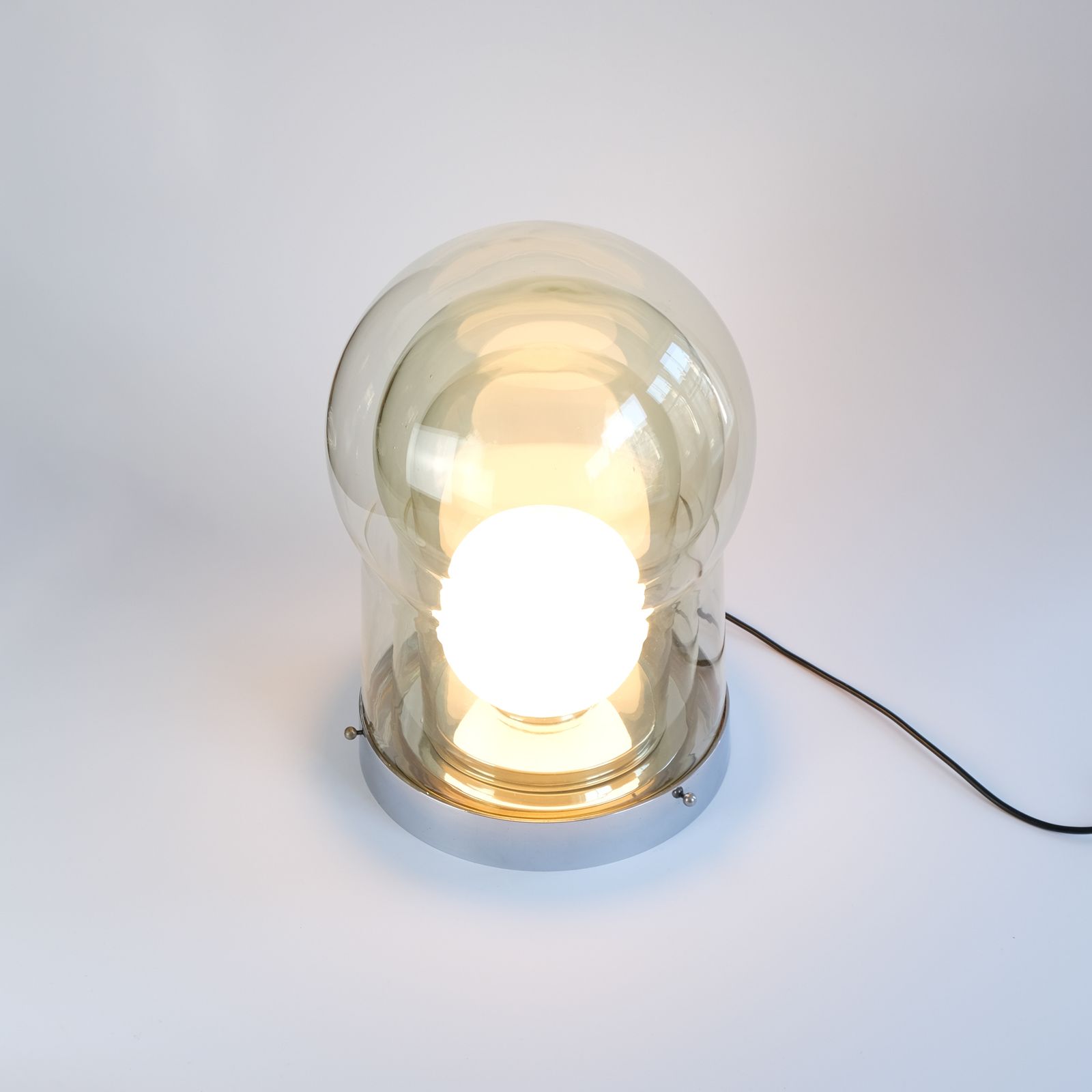 Mid Century Sergio Asti "Paracarro" Table Lamp For Bilumen, Italy 1972 photo buy