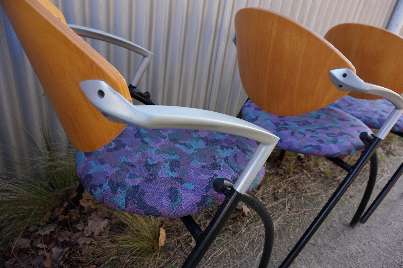 Dutch Vepa Alpine Stackable Armchairs, 1980s, Set Of 6 photo vinterior