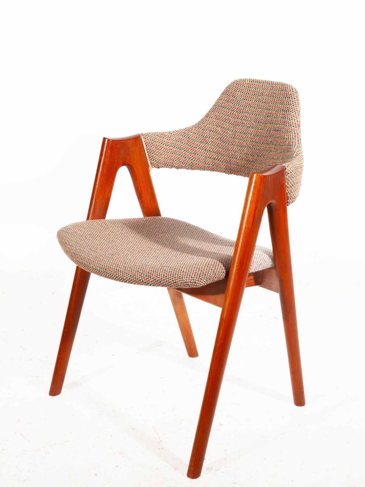 Iconic Scandinavian Set Of Six Teak Dining Chairs By Kai Kristiansen, 1956 photo Furniture