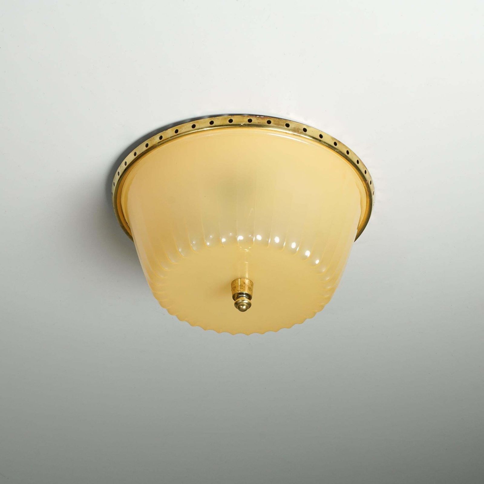 Scandinavian Modern Model 71 137 Flush Mount, Lisa Johansson Pape, Orno Oy photo furniture