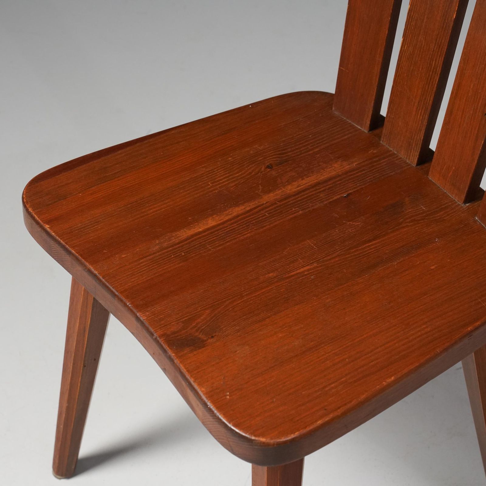 Pair Of Scandinavian Modern Pine Chairs, Göran Malmvall, Sweden, 1970s photo 1546.0