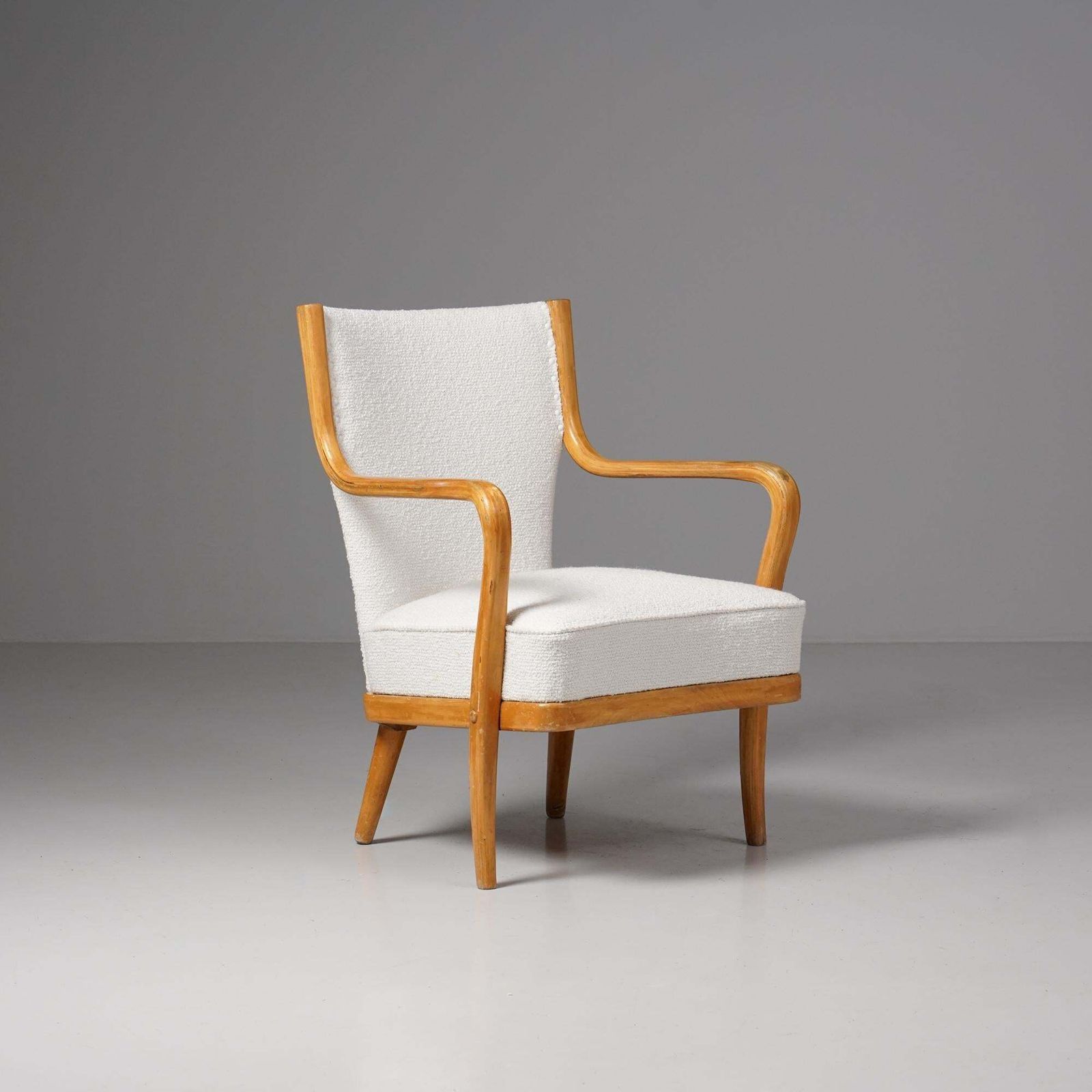 Scandinavian Modern Armchair, Werner West, 1950s photo furniture