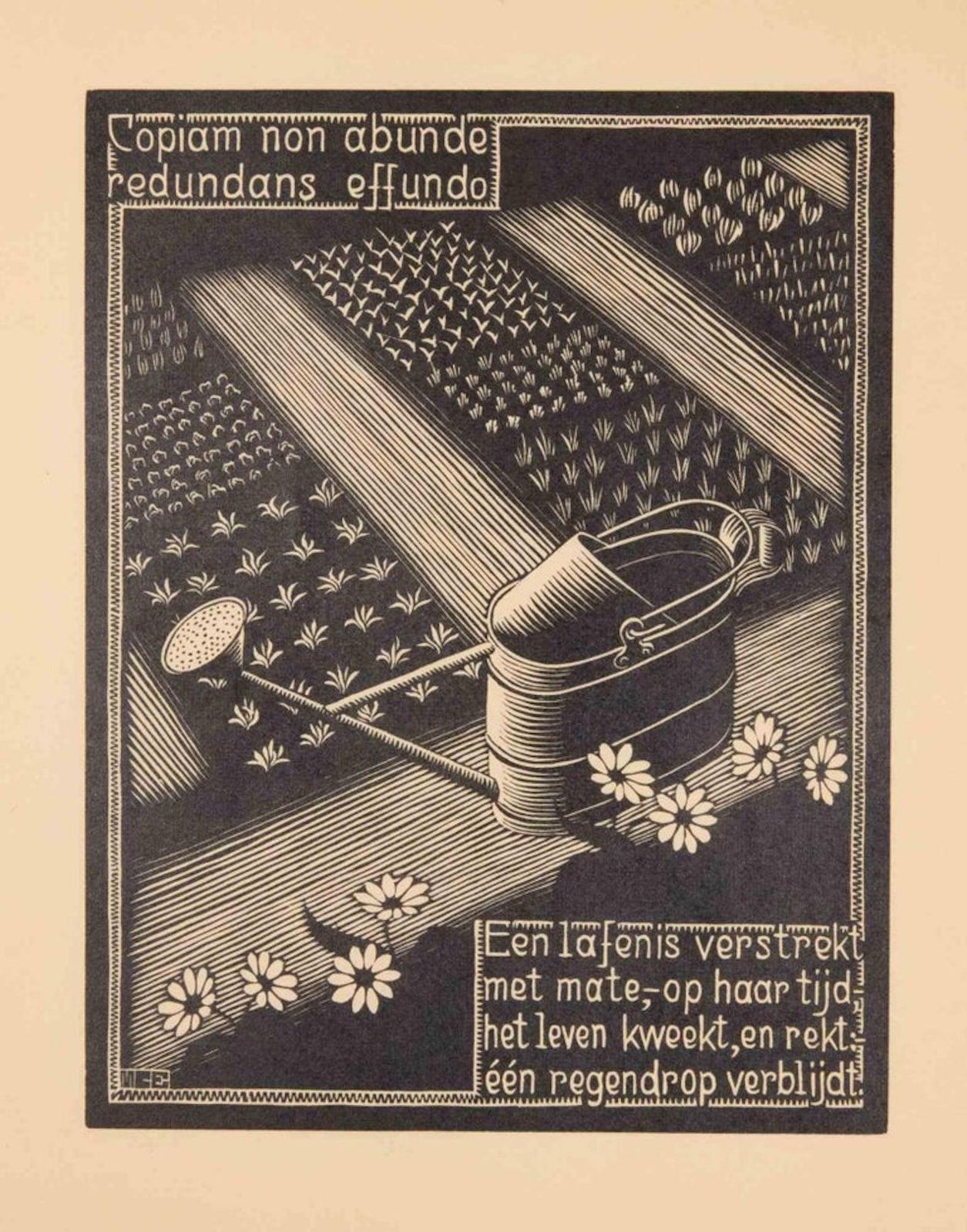 M.C. Escherbundle Of 8 Woodcuts By M.C. Escher1931 photo vinterior