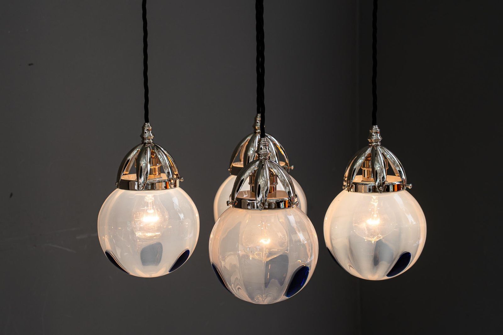Koloman Moser Attributed To Bakalowits & Sohne "Secession" Chandelier Ca. 1903 photo 14127.0