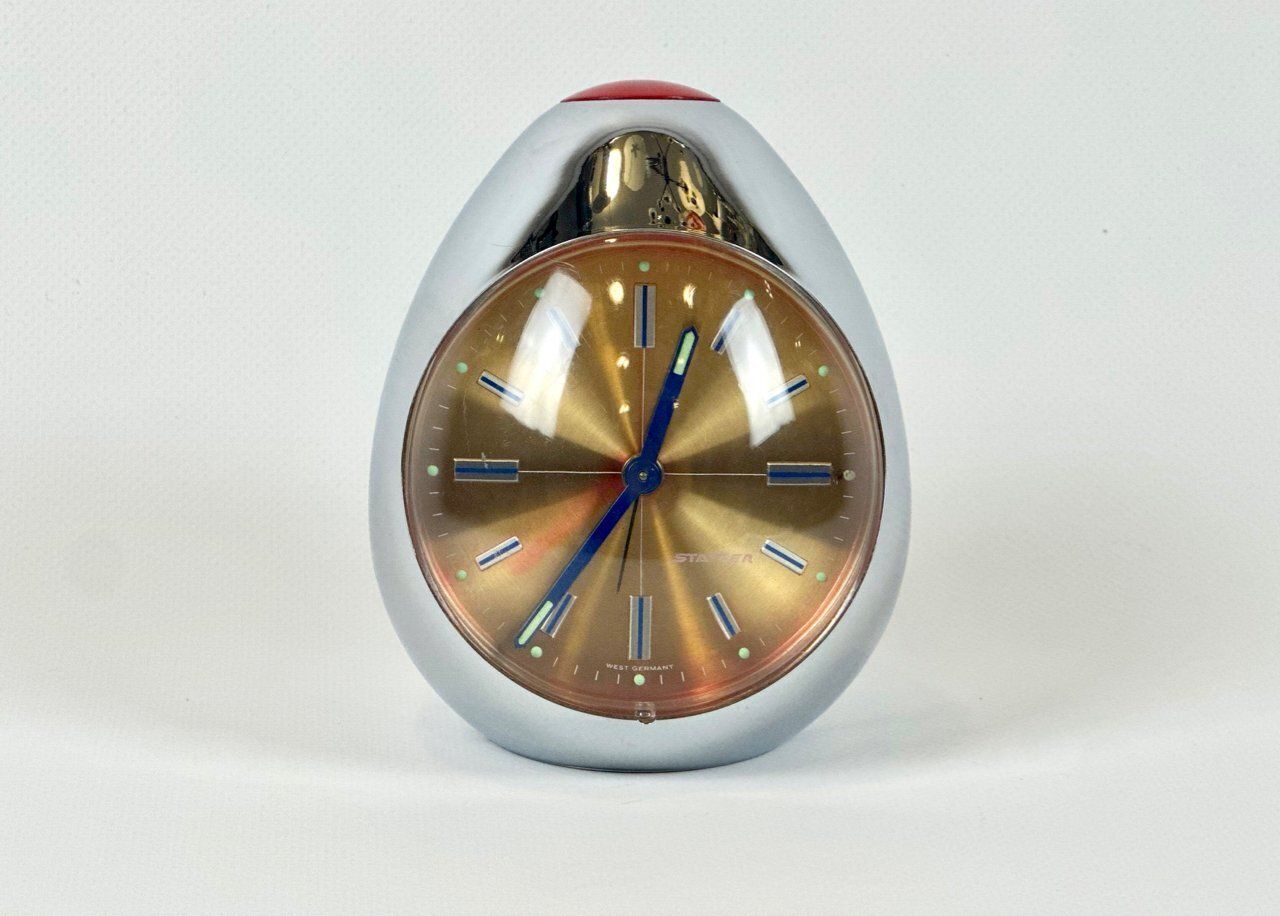 Space Age Egg Alarm Clock From Steiger, 1970s photo Home Decor