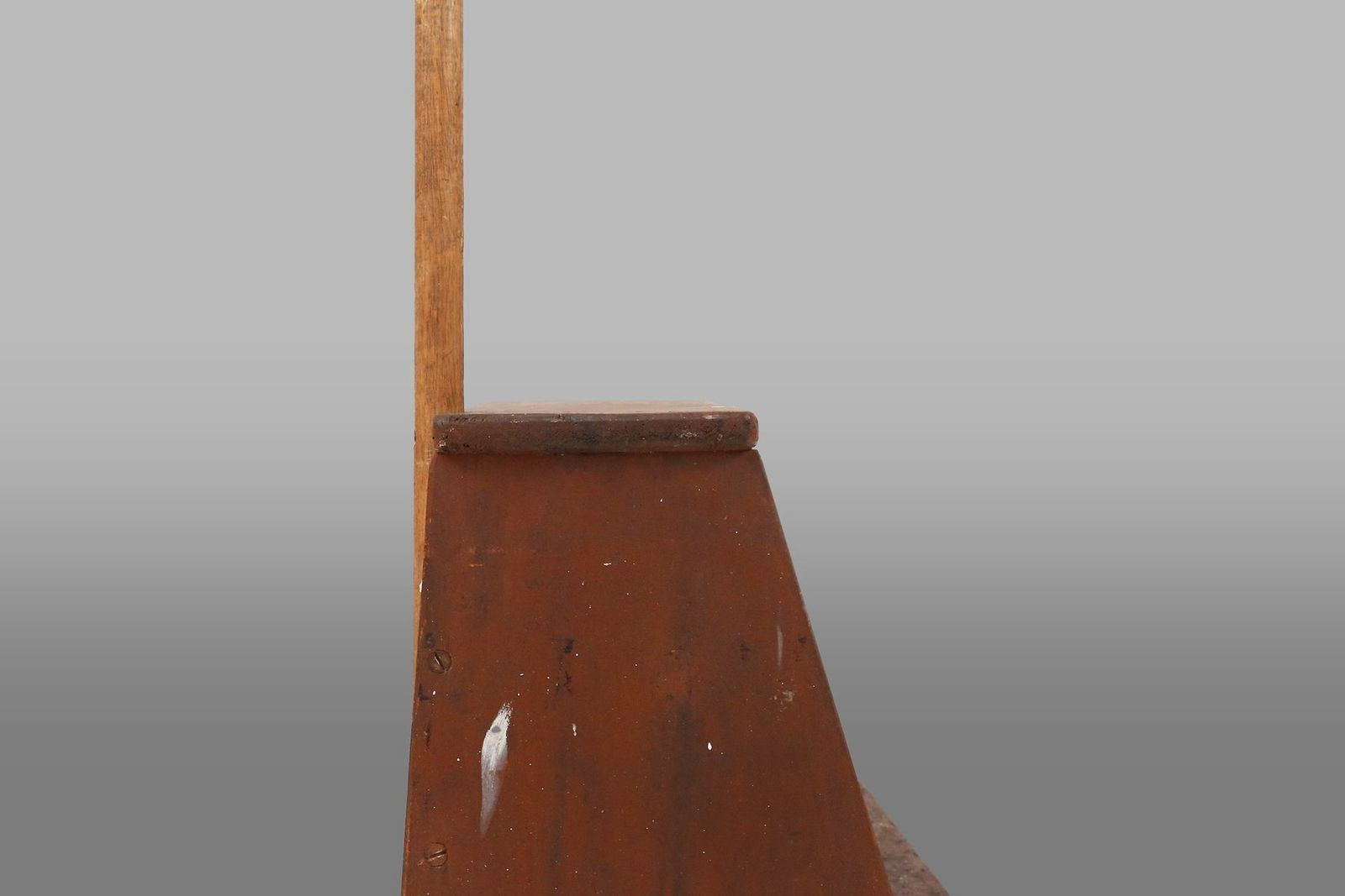 Industrial Wooden Stepladder, France, 1900s photo buy