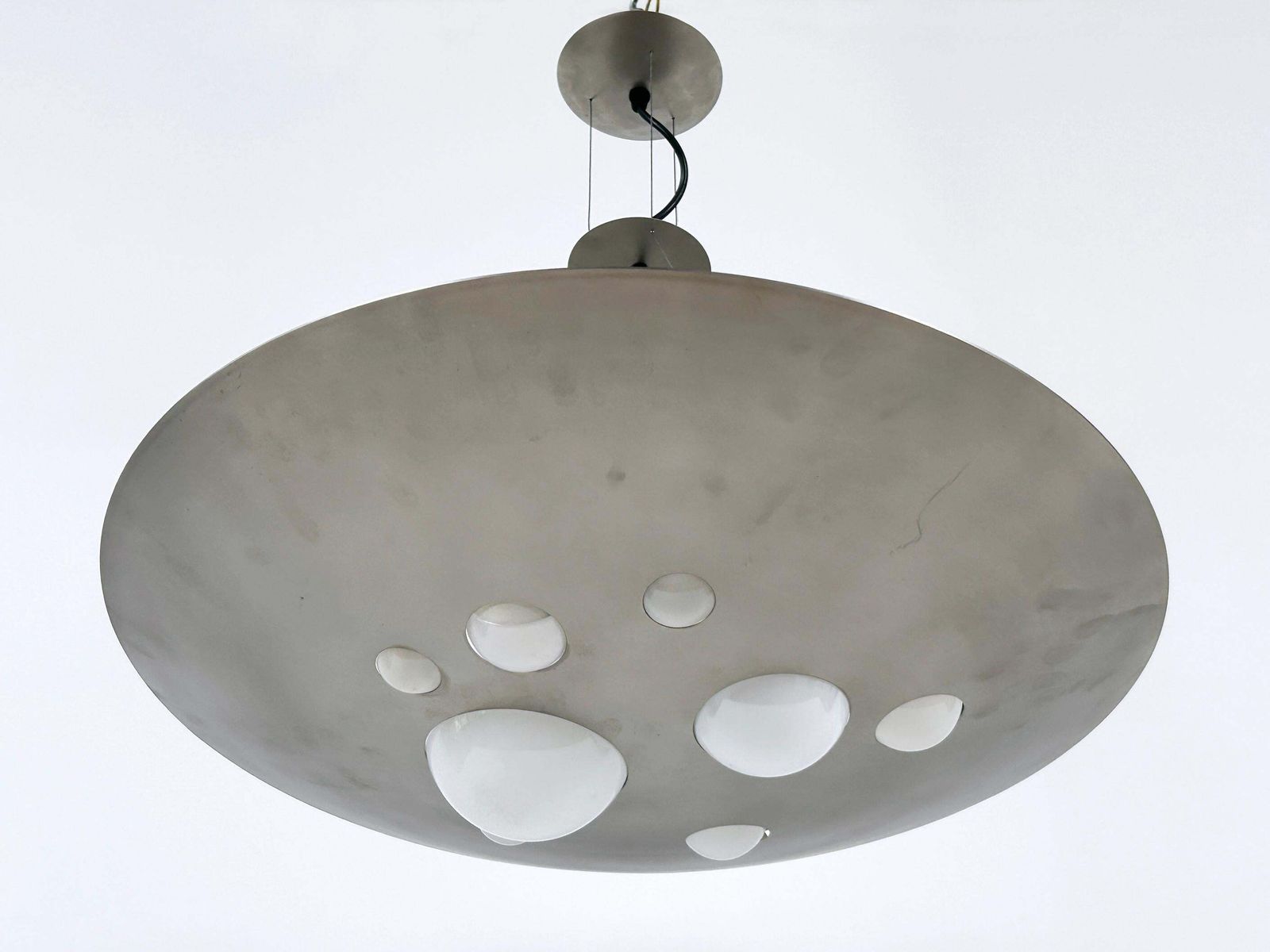 photo buy Rare Chandelier Or Pendant Lamp 1840 Lochschale By Vest Leuchten Austria 1980s