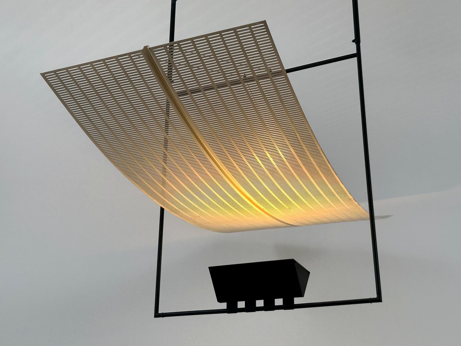 photo for sale Rare Mario Botta Zefiro Chandelier Or Pendant Lamp For Artemide Italy 1980s