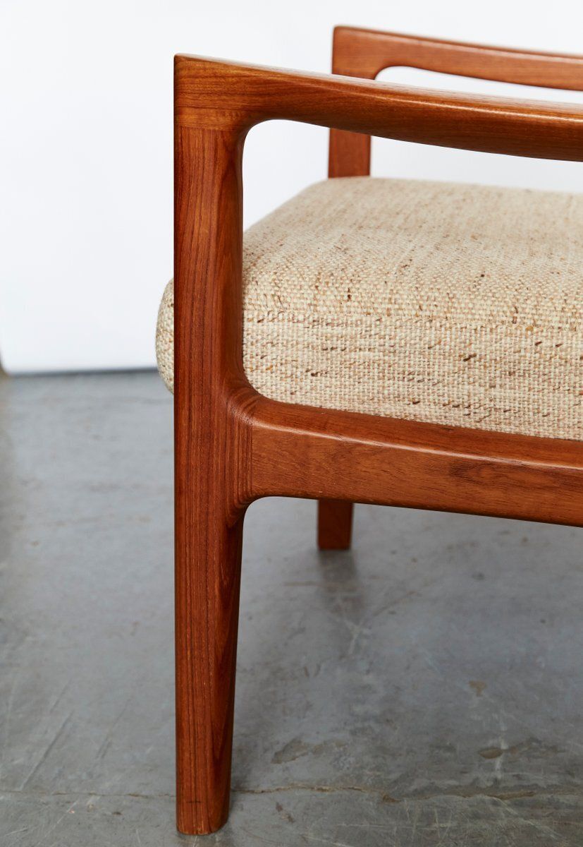 photo buy Mid Century Modern Teak Senator Highback Chair By Ole Wanscher For Poul Jeppesen, 1960s